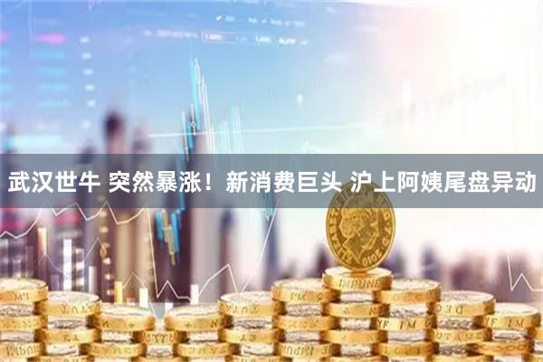 武汉世牛 突然暴涨!新消费巨头 沪上阿姨尾盘异动